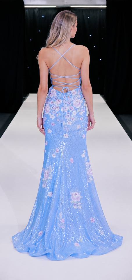 Pearl Blue Floral
